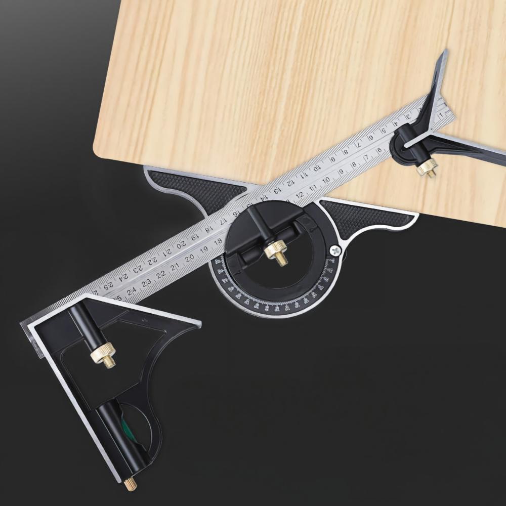 Regla Cuadrada Combinada Desli - Metal Photo Panel reseña y precio
